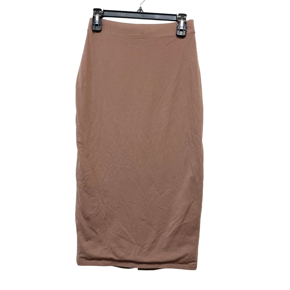 A New Day Women's Brown Pencil Skirt with Slit‎ Size XS